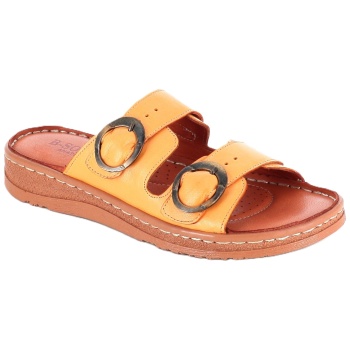 613 γυναικειο υποδημα δερματινο, κιτρινο σε προσφορά