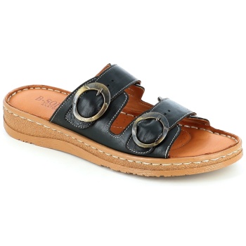 613 γυναικειο υποδημα δερματινο, μαυρο σε προσφορά