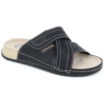 2505 ανδρικο υποδημα πεδιλο, μαυρο σε προσφορά