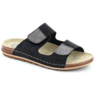  24001 ανδρ.υποδημα πεδιλο, μαυρο