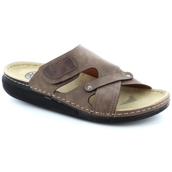 24002 ανδρ.υποδημα πεδιλο, καφε σε προσφορά