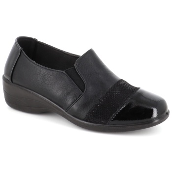 05141 γυναικειο υποδημα μοκασινι, μαυρο σε προσφορά