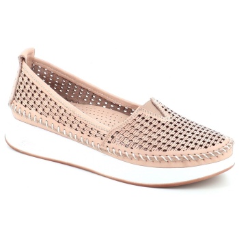 3015 γυναικειο υποδημα δερματινο, μπεζ