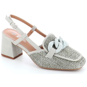 1511-1 γυναικειο υποδημα πεδιλο, γκρι σε προσφορά