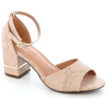 2305-05 γυναικειο υποδημα πεδιλο, μπεζ σε προσφορά