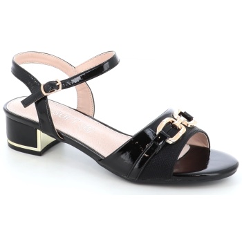 1309-421 γυναικειο υποδημα πεδιλο, μαυρο σε προσφορά