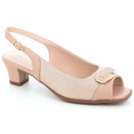  1955-423 γυναικειο υποδημα πεδιλο, μπεζ