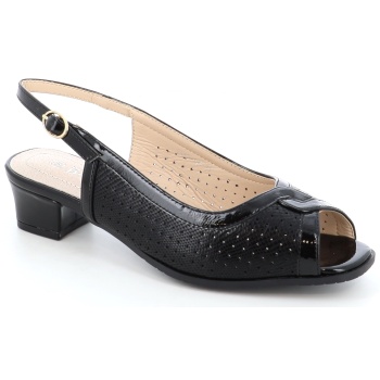 7730-421 γυναικειο υποδημα πεδιλο, μαυρο σε προσφορά