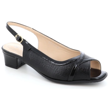 7730-422 γυναικειο υποδημα πεδιλο, μαυρο σε προσφορά