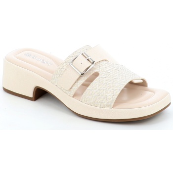 25666 γυναικειο υποδημα mule, μπεζ σε προσφορά