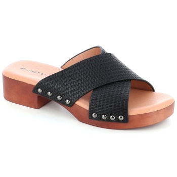 2506 γυναικειο υποδημα mule, μαυρο σε προσφορά