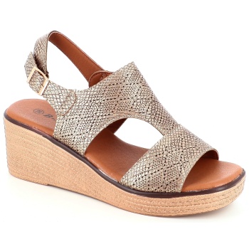 2507 γυναικειο υποδημα πεδιλο, μπρονζε σε προσφορά