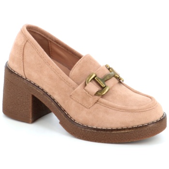2376-2 γυναικειο υποδημα γοβα, μπεζ σε προσφορά