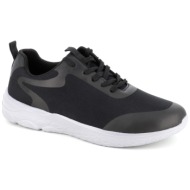  4938 ανδρικο υποδημα αθλητικο, μαυρο