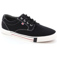  23012/1 ανδρικο υποδημα πανινο (μαυρο), μαυρο