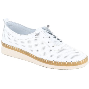 011 γυναικειο υποδημα δερματινο, ασπρο