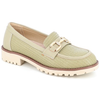 140-21 γυναικειο υποδημα loafers, λαδι