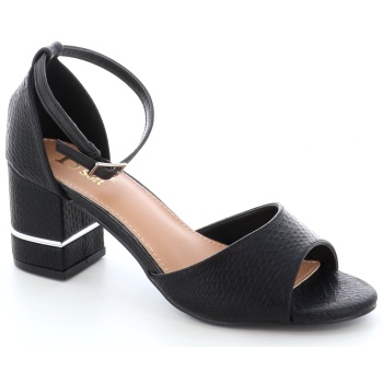 2305-05 γυναικειο υποδημα πεδιλο, μαυρο σε προσφορά