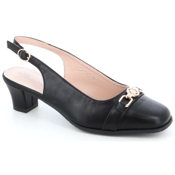 1955-421 γυναικειο υποδημα πεδιλο, μαυρο σε προσφορά