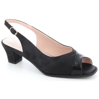 1955-425 γυναικειο υποδημα πεδιλο, μαυρο σε προσφορά