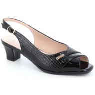  1955-426 γυναικειο υποδημα πεδιλο, μαυρο