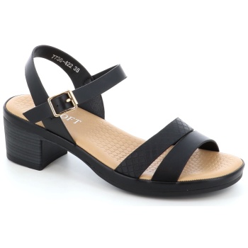 7736-422 γυναικειο υποδημα πεδιλο, μαυρο σε προσφορά