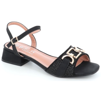 8025-25 γυναικειο υποδημα πεδιλο, μαυρο σε προσφορά