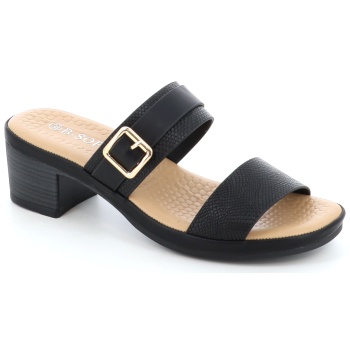 7736-421 γυναικειο υποδημα mule, μαυρο σε προσφορά