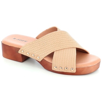 2506 γυναικειο υποδημα mule, μπεζ σε προσφορά