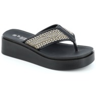  218-821 γυναικειο υποδημα διχαλο, μαυρο