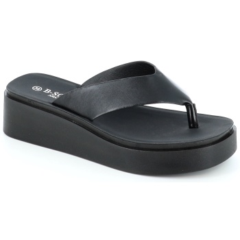 218-822 γυναικειο υποδημα διχαλο, μαυρο σε προσφορά