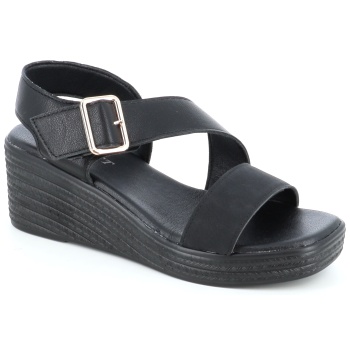 2542 γυναικειο υποδημα πεδιλο, μαυρο σε προσφορά