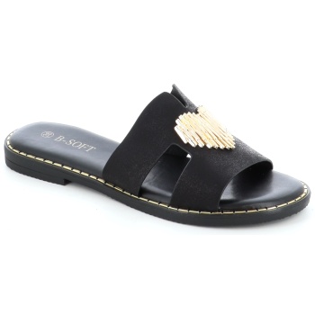 698-14 γυναικειο υποδημα flat, μαυρο σε προσφορά