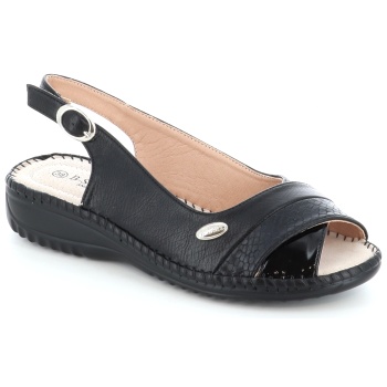 60152-02 γυναικειο υποδημα πεδιλο, μαυρο σε προσφορά