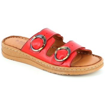 613 γυναικειο υποδημα δερματινο, κοκκινο σε προσφορά