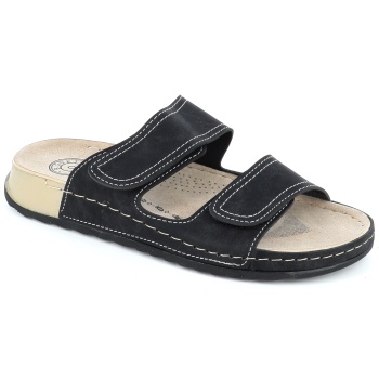 2503 ανδρικο υποδημα πεδιλο, μαυρο σε προσφορά