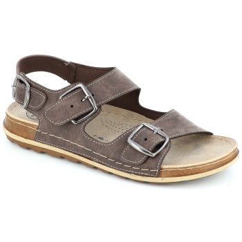 25212 ανδρικο υποδημα πεδιλο, καφε σε προσφορά