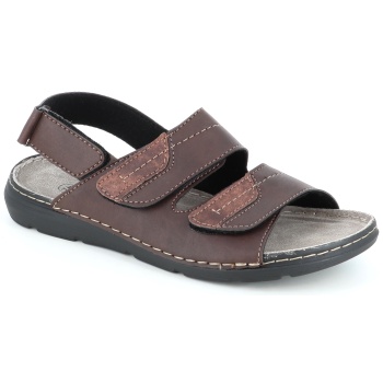 508032 ανδρικο υποδημα πεδιλο, καφε σε προσφορά