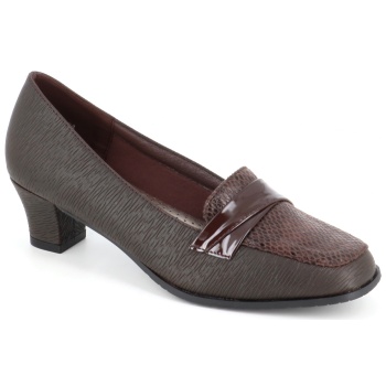 1955-245 γυναικειο υποδημα γοβα, καφε σε προσφορά