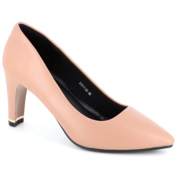 87017-24 γυναικειο υποδημα γοβα, μπεζ σε προσφορά