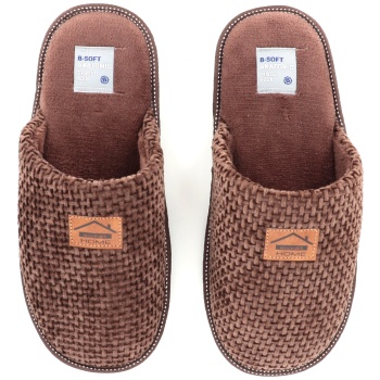 41069 ανδρικη παντοφλα, καφε σε προσφορά