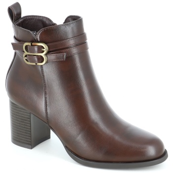 9257-9 γυναικειο υποδημα μποτακι, καφε σε προσφορά