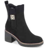  2376-8 γυναικειο υποδημα μποτακι, μαυρο