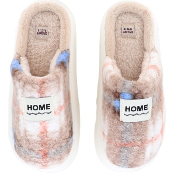 24144 γυναικεια παντοφλα, μπεζ σε προσφορά