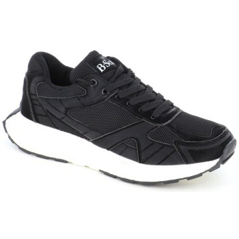 4700 γυναικειο υποδημα sneaker, μαυρο