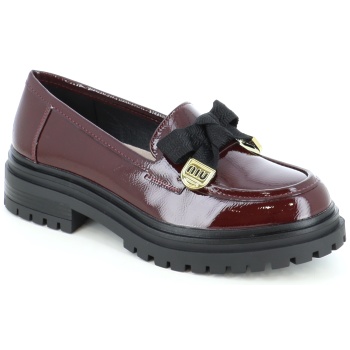 2561 γυναικειο υποδημα loafers, μπορντω σε προσφορά