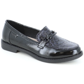 1122-01 γυναικειο υποδημα loafers, μαυρο σε προσφορά