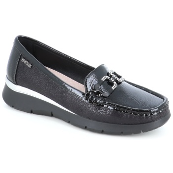 17619 γυναικειο υποδημα μοκασινι, μαυρο σε προσφορά