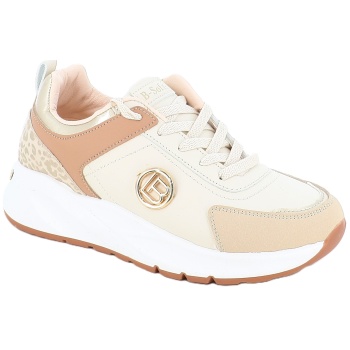 202502 γυναικειο υποδημα sneaker, μπεζ