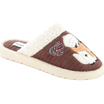 25802 γυναικεια παντοφλα, καφε σε προσφορά